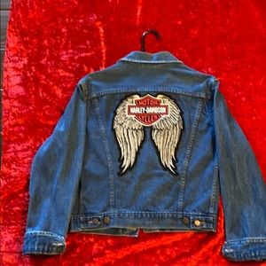 Ladies jean Harley Davidson jacket